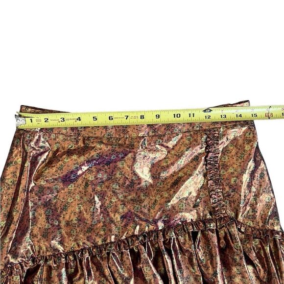 NWT Loveshackfancy Jovanna metallic mini pink orchid size 8 - Picture 7 of 15